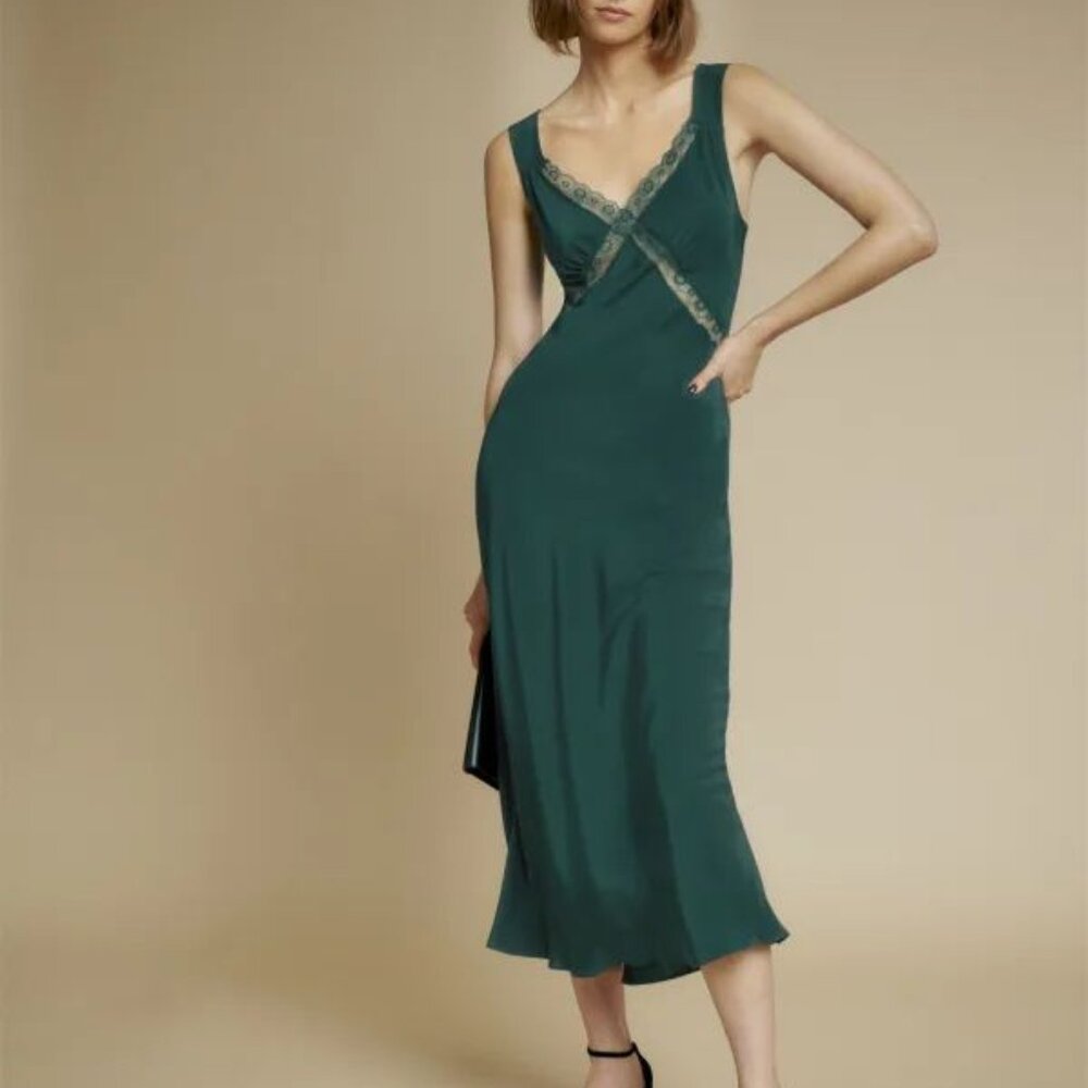ISO DON'T BUY Reformation Provence Dress Green size Small